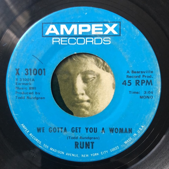 Runt Baby Let's Swing Vinyl 45 Record '70 - Picture 2 of 4